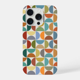 MCM Semicircles Pattern Colour on Cream iPhone 15 Pro Case