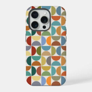 MCM Semicircles Pattern Colour on Cream iPhone 15 Pro Case