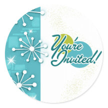 MCM Sputnik Engagement Shower Stickers