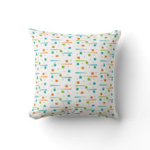 MCM Starburst 1950s Miniprint Throw Pillow