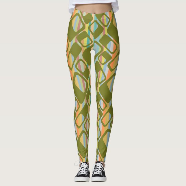 MCM Stripes  Leggings (Front)