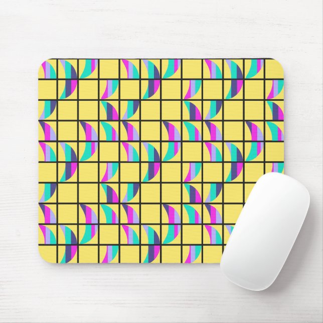 MCM Tic-Tac-Toe  Mouse Mat (With Mouse)