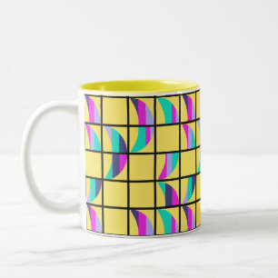 MCM Tic-Tac-Toe  Two-Tone Coffee Mug