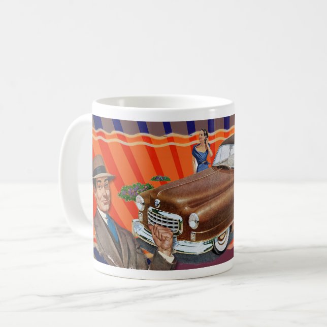 MCM VINTAGE CAR AND DESIGN COFFEE MUG (Front Left)