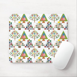 MCM Xmas Trees  Mouse Mat