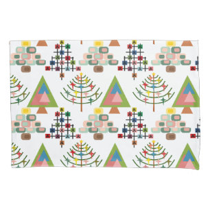 MCM Xmas Trees   Pillowcase