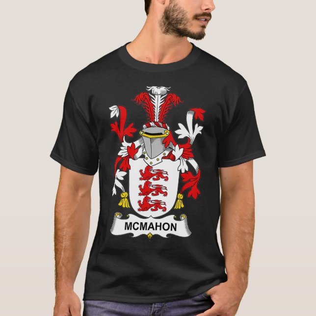 McMahon Coat of Arms  Family Crest T-Shirt (Front)