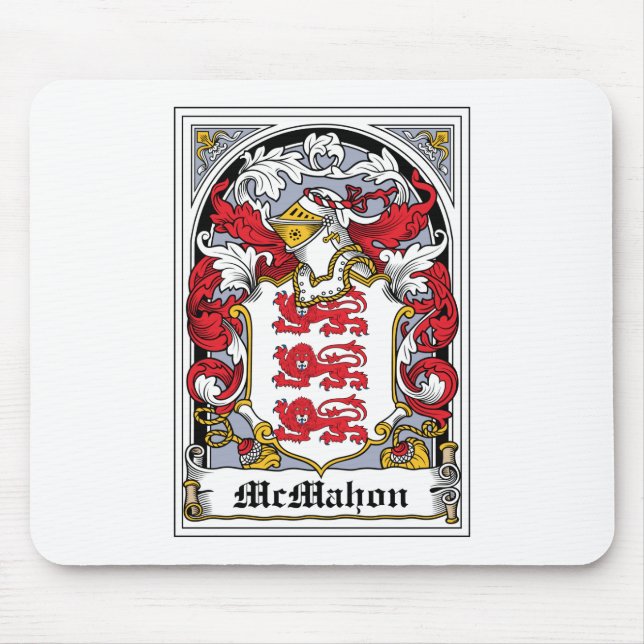 McMahon Family Crest Mouse Mat (Front)