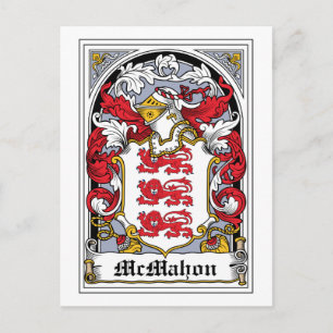 McMahon Family Crest Postcard