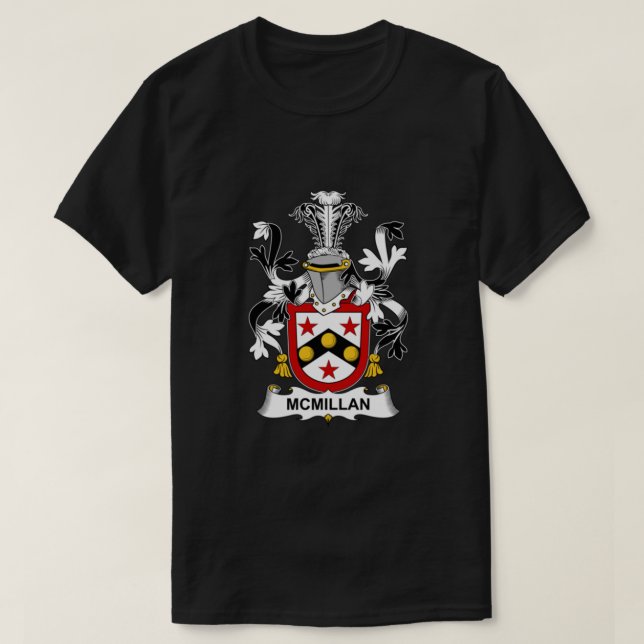 McMillan Coat of Arms - Family Crest Shirt  (Design Front)