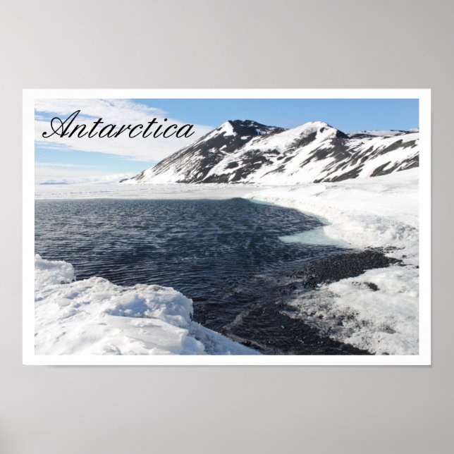 McMurdo Sound, Antarctica Poster (Front)