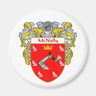 McNally Coat of Arms (Mantled) Magnet