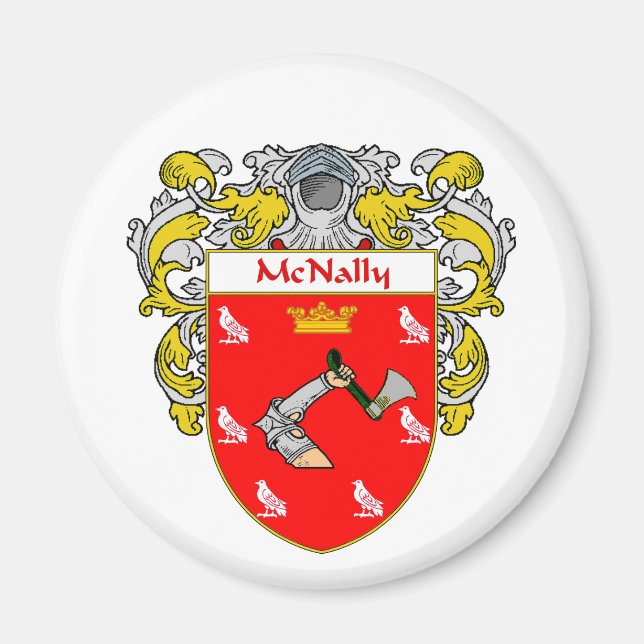 McNally Coat of Arms (Mantled) Magnet (Front)