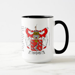 McNally Family Coat of Arms Mug