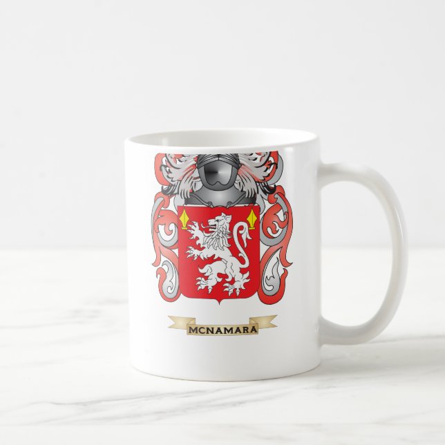 McNamara Coat of Arms (Family Crest) Coffee Mug (Right)