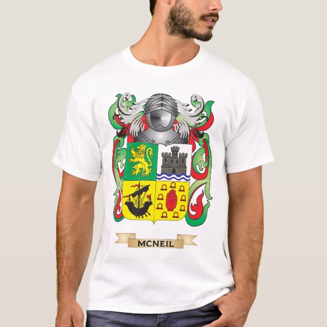 McNeil Coat of Arms (Family Crest) T-Shirt (Front)