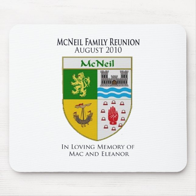 McNeil Family Reunion Mouse Mat (Front)
