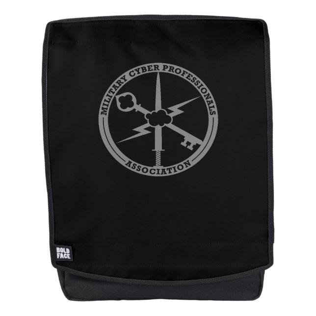 MCPA black backpack (Front)