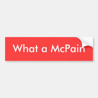 McPain Bumper Sticker