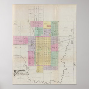 McPherson City, McPherson County, Kansas Poster