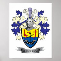 McPherson Family Crest Coat of Arms