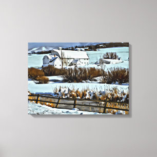 McPolin Farm in Park City, Utah Canvas Print