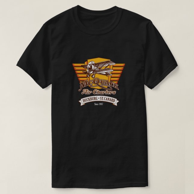 McQuack Air Charters Essential T-Shirt (Design Front)