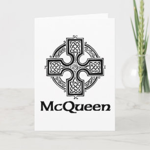 McQueen Celtic Cross Holiday Card