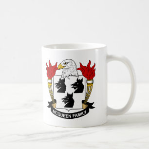 McQueen Family Crest Coffee Mug