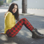 McQueen Tartan Red Black   Leggings<br><div class="desc">Our Mac Queen Tartan,  Red Black,  Women's Leggings are a pretty fashion choice. Give your wardrobe some colour.</div>