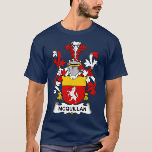 McQuillan Coat of Arms Family Crest  T-Shirt