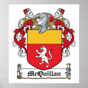 McQuillan Family Crest Poster
