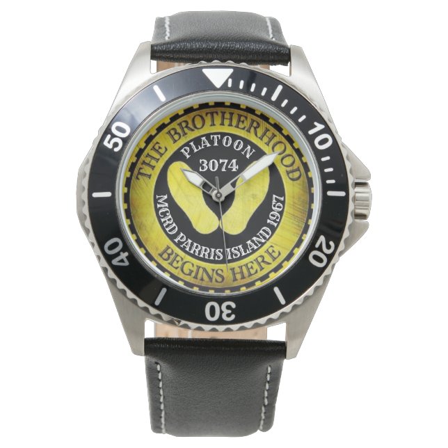 MCRD PARRIS ISLAND  3074 - 1967 WATCH (Front)