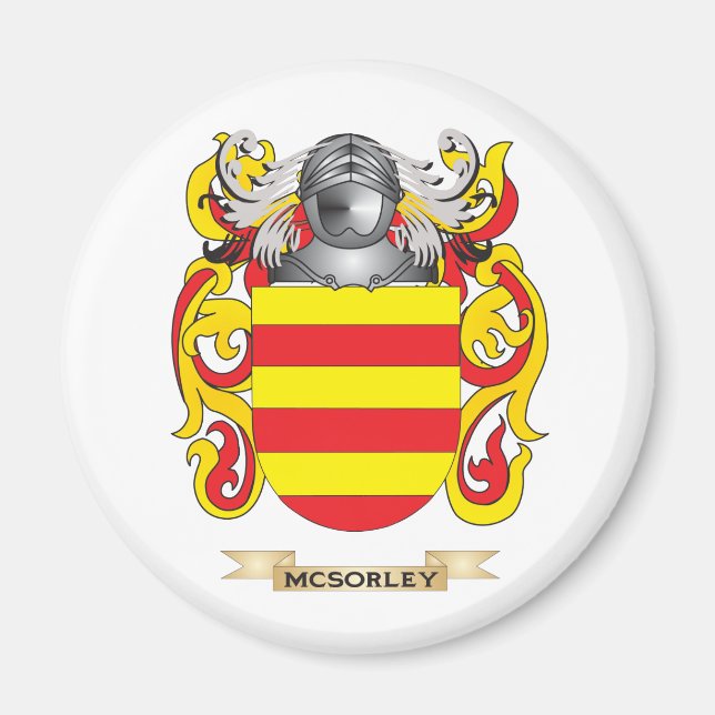 McSorley Coat of Arms (Family Crest) Magnet (Front)