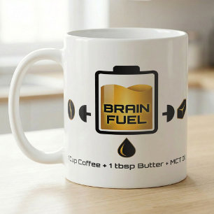 MCT Coffee Butter Recipe Focus Battery Coffee Mug