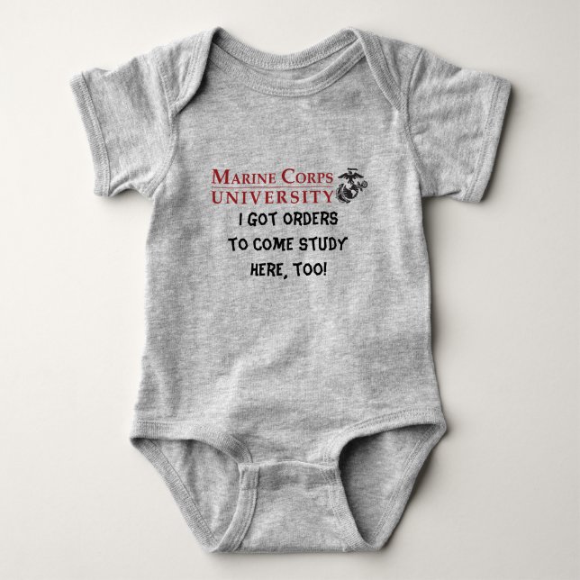 MCU One-Piece Baby Bodysuit (Front)
