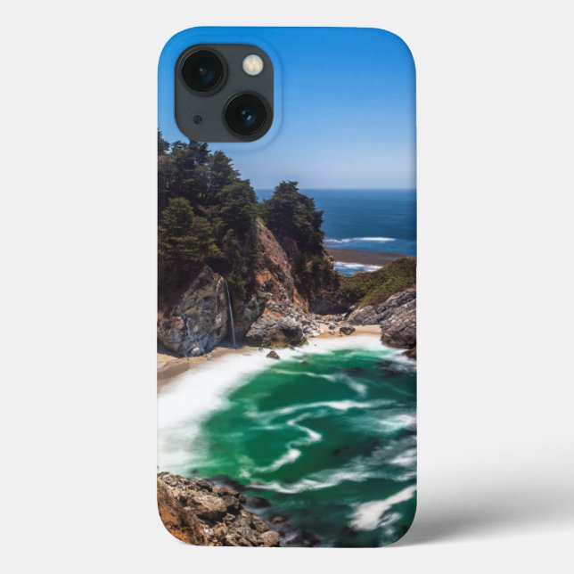 Mcway Falls in Julia Pfeiffer Burns state park Case-Mate iPhone Case (Back)