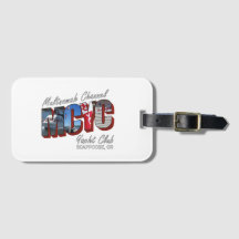 MCYC luggage tag with business card slot