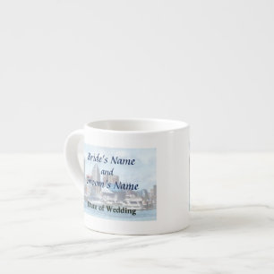 MD - Baltimore Skyline and Harbour Wedding Product Espresso Cup