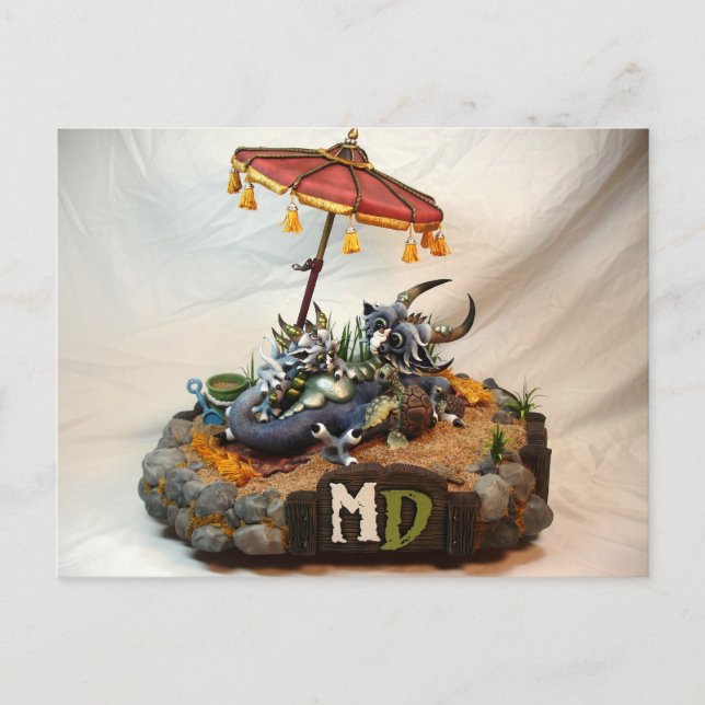 MD Beach Dragons Postcard (Front)