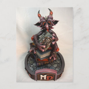 MD Black Cherry Dragon Postcard
