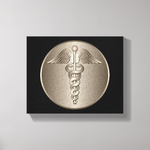 MD Caduceus Canvas Print