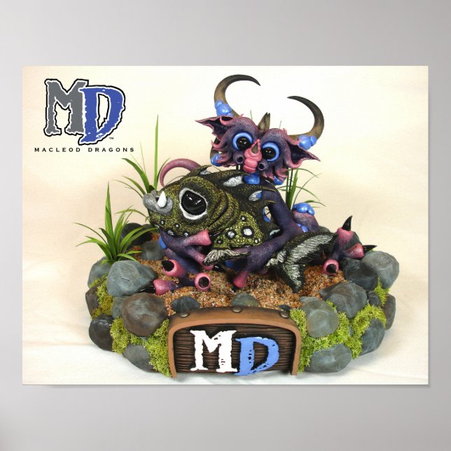 MD Cuddlefish 11"x14" Mini Poster (Front)