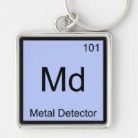 Md - Metal Detector Chemistry Element Symbol Tee