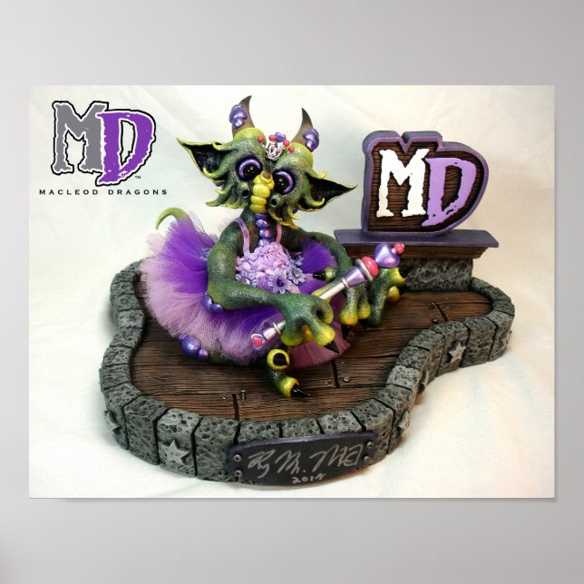 MD Princess Dragon 11"x14" Mini Poster (Front)