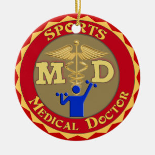 MD SPORTS MEDICAL DOCTOR ORNAMENT