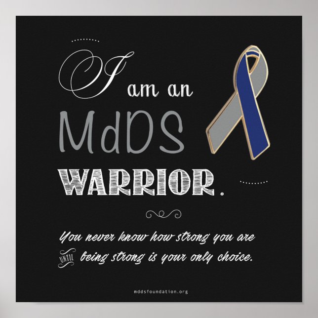 MdDS Awareness 12"x12" Value Poster Paper (Matte) (Front)