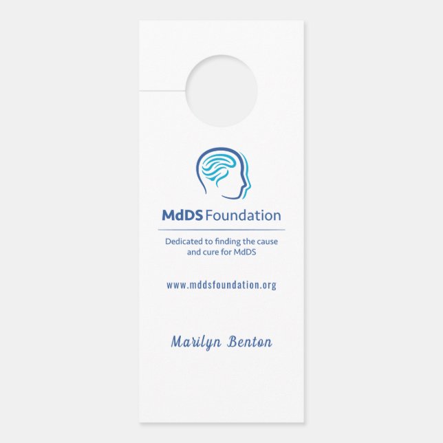 MdDS Awareness Door Hanger (Front)