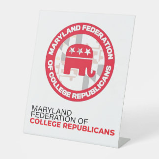 MDFCR Table Poster Pedestal Sign