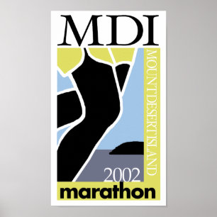 MDI Marathon - Vintage 2002 Poster